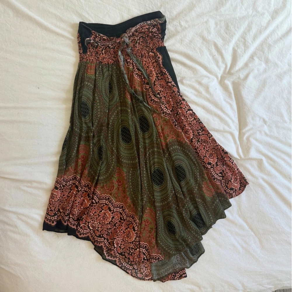 Bohemian Multi-Color Women's Skirt